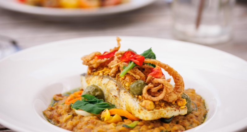The Three Daggers Lunch dishes